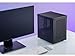 JONSBO C6 Black Mini MATX Mesh PC Case,Simple Compact Desktop Micro ATX Chassis,Upper Cover/Side Panel Tool-Free Open pc case, ATX Power Bite (L185mm Max.),Support 75mm CPU Cooler,GPU200-255mm