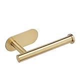 YUET Toilet Paper Holder Self Adhesive, Premium Thicken SUS304 Stainless Steel Rustproof Adhesive 3M Toilet Roll Holder No Drilling for Bathroom, Kitchen, Washroom, Rv