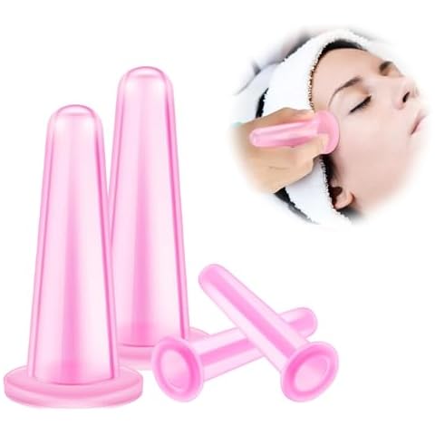 TYVOM Pink Silicone Facial Cupping Set Cover