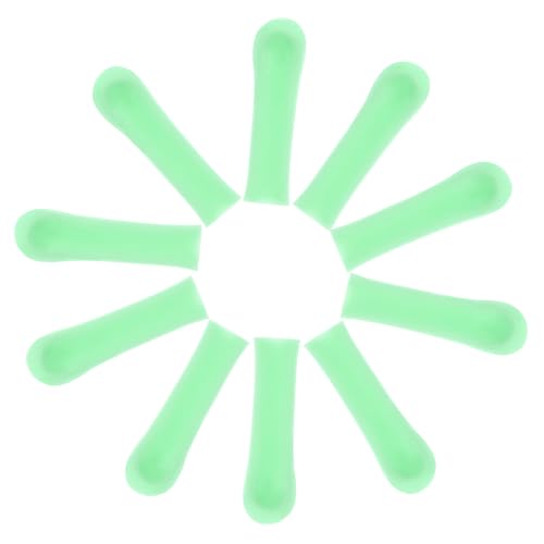 Veemoon 10pcs Soft Silicone Ear Spoon Sleeves Earwax Removal Spoons Cover for Eartip Covers Replacement Ear Spoon Sleeves