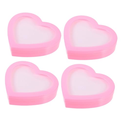 Cabilock 4 Piezas Caja De Anillos Para Cestas Soporte De Exhibición De Anillo Caja De Anillos Pequeños Porta Anillos Para Joyería De Niña Pequeña Juguete Asiento El Plastico