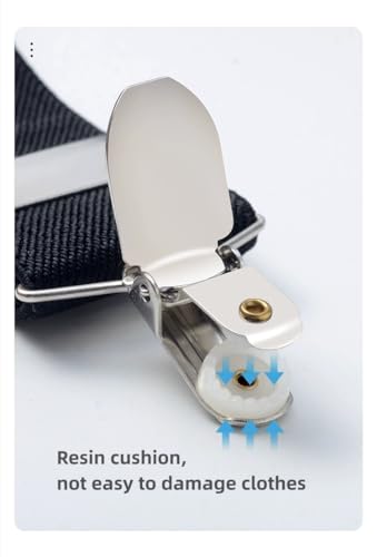 NestNook Kids Hosenträger Y-förmige Kinder-Hosenträger für Jungen und Mädchen (Weiß)