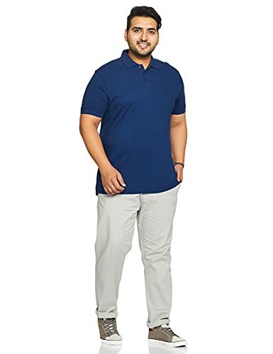 Image of Amazon Brand - Symbol Men's Cotton Rich Solid Polo Tshirt | Collar Tshirts | Half Sleeves | Plain-Regular Fit (Available in Plus Sizes and Combo Pack of 2)