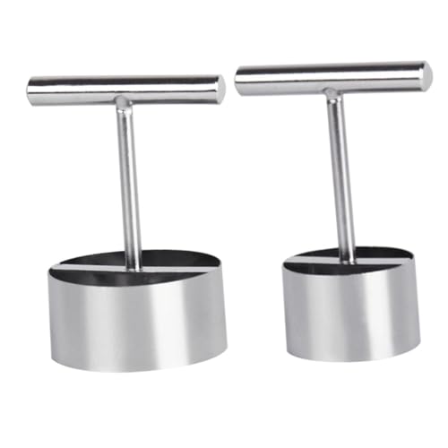 GETAJGHSD 2個 ステンレス製果物コア取り器点 大小各 果実芯抜きツール キッチン便利器具 使いやすく清潔 フルーツコアリムーバー