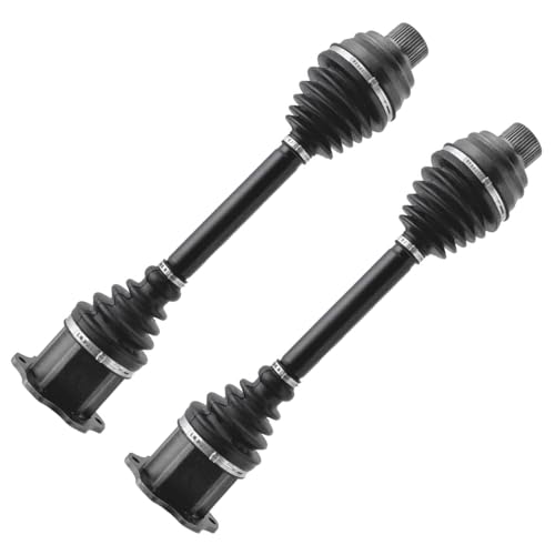 Image of Detroit Axle - 2 Front CV Axles for Audi A6 A7 A8 Quattro Q5 S6 S7 RS7 S8 SQ5, Complete CV Axle Shafts Assembly Replacement, Complete CV Axle Shafts Assembly Replacement
