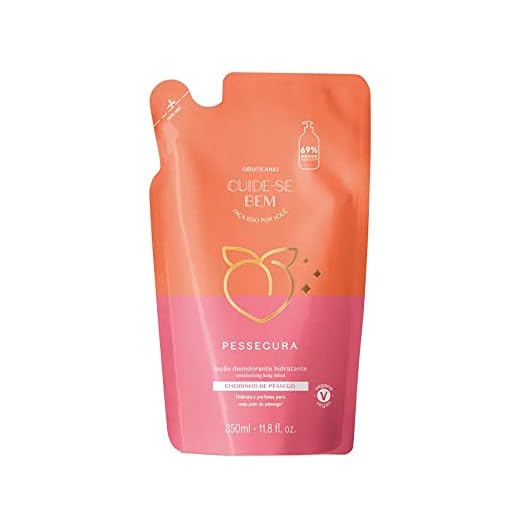Refil Loção Hidratante Corporal Cuide-se Bem Pessegura 350ml