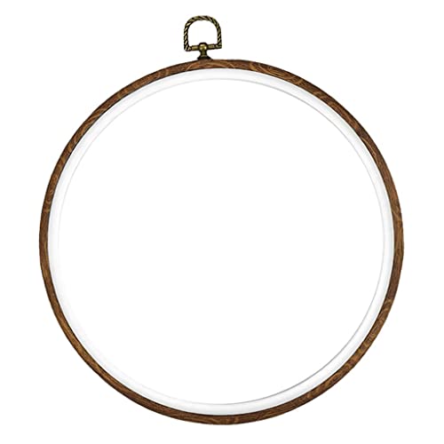 chiwanji 刺繍枠 円形 刺しゅう枠 クロスステッチツール 刺繍フープ 刺しゅうフープ 刺繍ツール 専用道具 全5サイズ - 26cm
