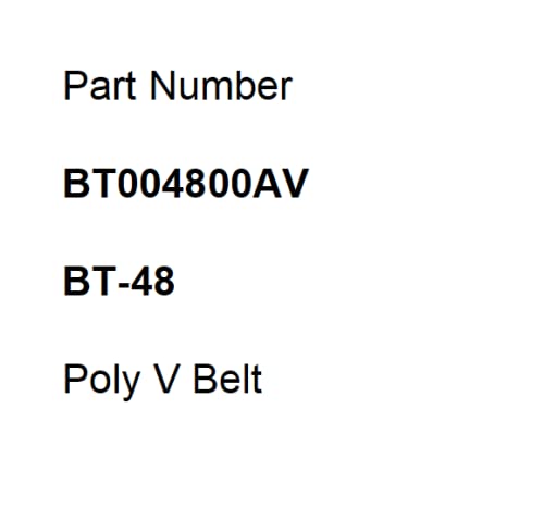 Miniatura 2 de BT004800AV BT-48 Correa de transmisión del compresor de aire compatible con correa Poly V 1PCS
