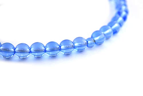 Woman Blue Quartz Crystal With Blue Tassel Rosary Bracelet Gemstone Japanese Juzu Prayer Beads Kyoto Buddist Meditation Chakra Mala Beads #TOP3