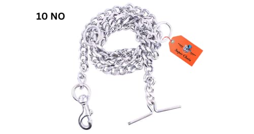 Image of Amazing Quality Super Premium (Medium) Dog Chain Heavy Strength 160 cm Dog Chain Leash (Steel)