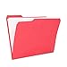 File Folder - Letter Size - 1/3 Top Tab with Assorted Positions - Red - Box of 100