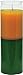 INDIO Plain Gold/Green Candle - 2 Color 7 Day