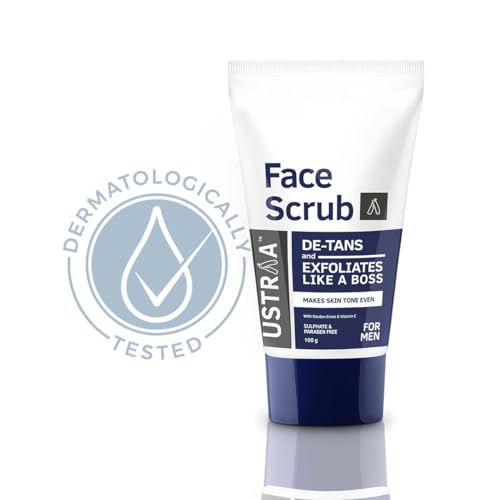 Ustraa Face Wash - Oily Skin - 200g | With Basil & Key Lime - For Acne-Prone Skin | Checks Acne & Blackheads & De-Tan Face Scrub for Men, 100g |... - Image 2