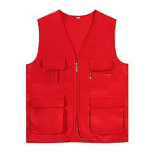 LucaSng Gilet Multi-Poches Pêche & Outdoor Homme - Respirant, Sans Manches - Idéal Chasse, Camping, Photographie - Tactique & Pratique