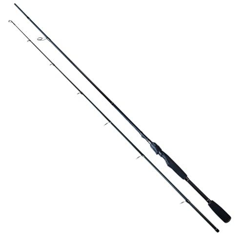 MerryYard Seahawk II Spinning Fishing Rods,High Performance Carbon Blank 24T+30T,Stainless Steel Line Guides w/Zirconium Oxide Rings Tip Top (Spin-6'0