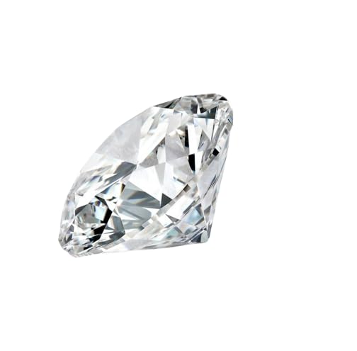 Zircon blanc naturel rond pour personnaliser vos bijoux de mariage et soirées habillées