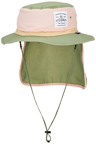 モスキーヒ ハット カーキ×ピンク L 虫よけ 速乾日除け付 HB-001