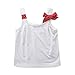 Mud Kingdom Cute Toddler Girl Pjamas Set Dot Sleeveless Summer Nightwear 4T Red