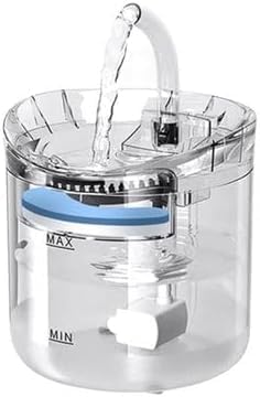 2L Transparent Cat Dog Pet Water Fountain Automatic Water Dispenser