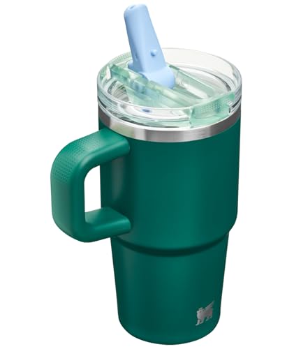 Image of STANLEY Quencher ProTour Flip Straw Tumbler with Leakproof Lid 20 oz | Built-in Straw and Handle | Cup Holder Compatible for Travel | insulated Stainless Steel Cup | BPA-Free | Emerald Honeydew