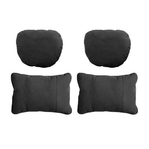 MZYRZ Car Seat Headrest Pillow for Mercedes Benz/AMG S-Class Sedan W223 W222 W221 W140 W126 V223 V222 V221 5-Seats Car Headreast Car Neck Break Cushion Head Support Rest Pillow Seat Lumbar Pillow