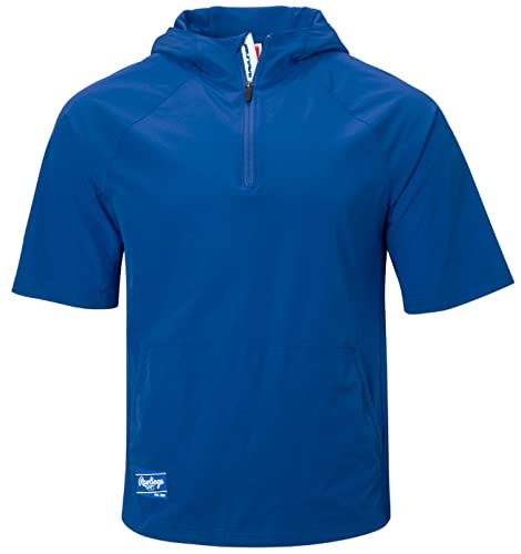 Rawlings | Boy's COLORSYNC Short Sleeve Jacket | Royal Blue | X-Large
