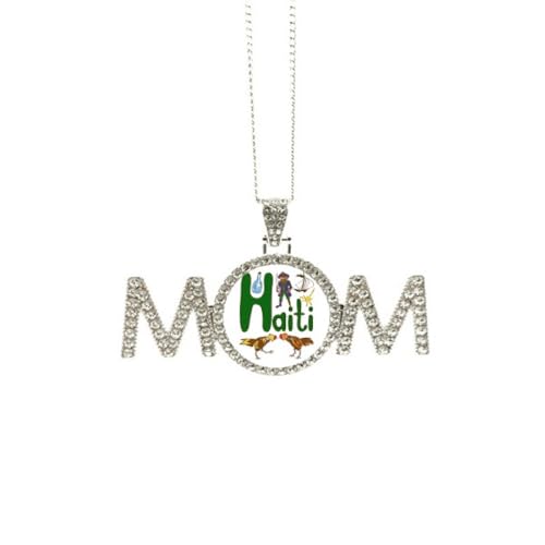 Collier symbole Haïti, pendentif de prestige pour grand-mère