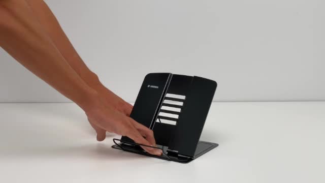 HERMA Supporto Da Lettura In Metallo - Leggio Regolabile 5 Livelli, Antiscivolo, Per Libri, Tablet, Cucina E Ufficio - Foto 6