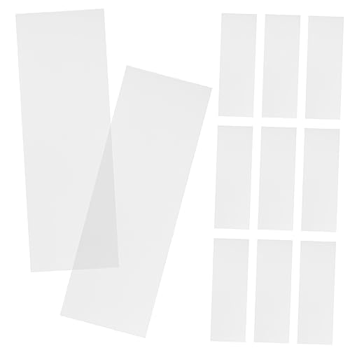 DECHOUS 100pcs Microscope Slides Blank for Lab Observation Glass Slides for Microscope Biology Class Props