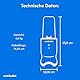 nutribullet Ultra NB1206MB, Mixer mit Tritanbehälter, Edelstahl-Mahlklingen, Elektrischer Smoothie-Mixer, 900ml und 700ml Behälter, 2 To-Go-Deckel, 1200W, Grau