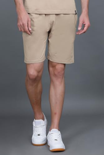 Image of GODFREY Cotton Half Trackpant with Zipper Pocket Shorts for Men | Outdoor Light Weight Sports
