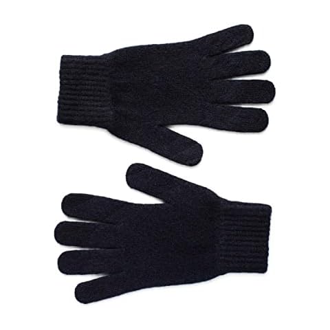 The Cashmere Choice Lomond Lambswool - Men's Gloves - Munro - Solid Colours (Navy) Cover