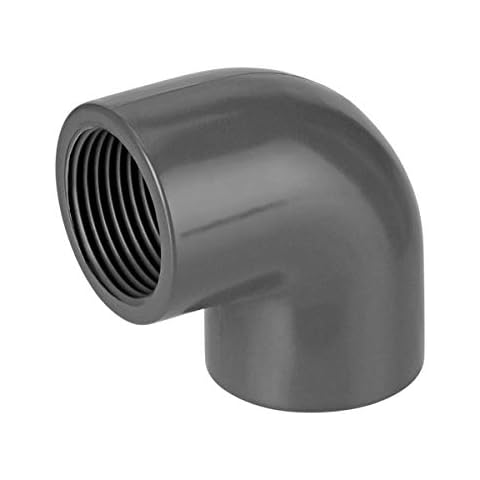 REKUBIK PVC-U Winkel 90° Klebemuffe x Innengewinde Größe 50mm x 1 1/2" IG Cover