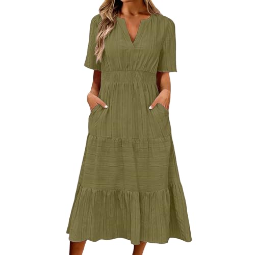 Robe chic et élégante taille haute empire au drapé plissé d'exception