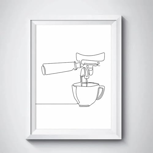 Affiche cuisine toile pour habiller un mur vide deco restaurant moderne vin café 35x50