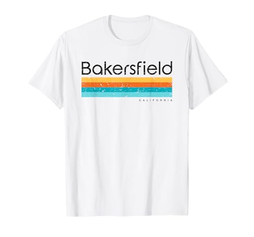 Vintage Bakersfield California CA Retro Design T-Shirt Vintage Bakersfield California CA Retro Design T-Shirt