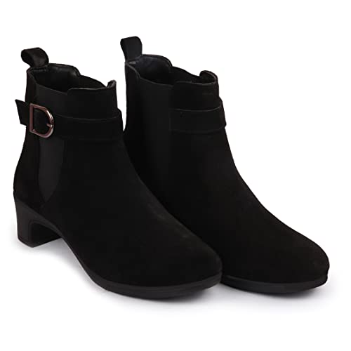 Image of FAUSTO Women Flared Heel Boots