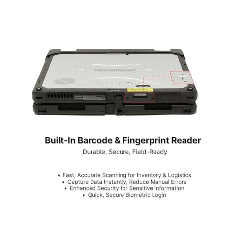 Image of Panasonic Toughbook 33 MK2, Rugged Laptop, Core i5-10th Gen up to 4.7GHz, 12 inch Multi Touch, 16GB RAM, 512GB SSD, 4G LTE, dGPS, Fingerprint, Barcode Reader, 2 New Batteries, Win 11 Pro (Renewed)