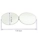 Unbreakable Stainless Steel Round Folding Mirror, Small Cosmetic Makeup Vanity Non Glass Mirror, Cute Non Breakable Pocket Mirror for Kids, Girls, Women.