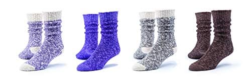 Maggie's Organics - Organic Cotton Ragg Socks - 4 Pairs - Unisex - Casual & Comfortable2