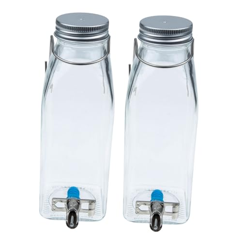 HOLIDYOYO Bunny Water Bottle 350ml Small Pet Water Dispenser Hanging Rabbit Water Bottle Leak- Easy to Use