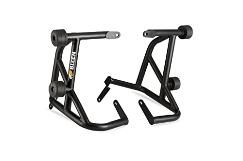 Image of Bizen Hero Xpulse 200 2V 4V Rally & Rally Pro Premium Crash Guard with Frame Sliders - Black