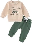 Bébé garçon vêtements automne vêtements camion imprimé longues manches pullover Tops + Ensembles de pantalons pour enfants Outfits d'hiver