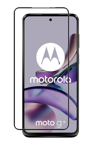 Image of HD Tempered Glass Screen Protector Compatible For Moto G13 With Edge To Edge Coverage And Easy Installation Kit