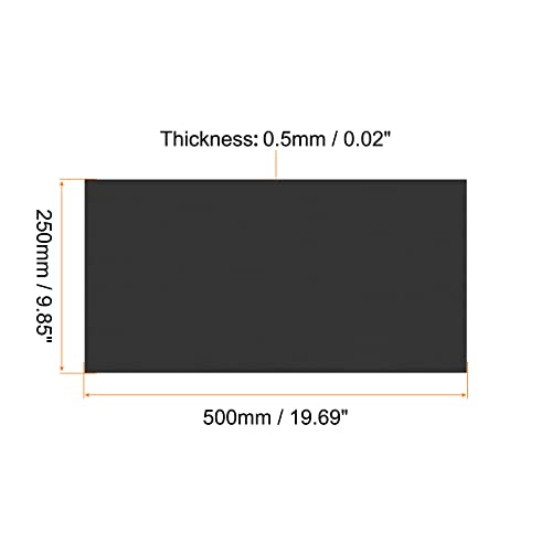 Patikil 20X10" Dry Erase Board Magnetic Sheet, 2 Sheets Magnetic Dry Erase Blackboard, Refrigerator Black Board For Manage Your Plan Schedule Calendar Diy Menu List To Do #TOP1