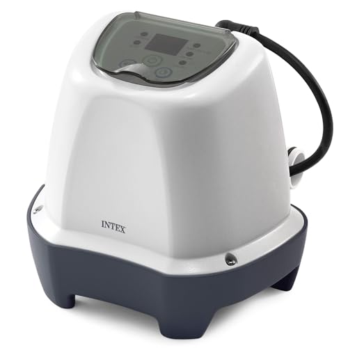 Intex 55250 - Clorador salino, Sistema de cloración Salina para Mantenimiento de Piscinas Desmontables, Producción de Cloro Natural, Sistema Saludable y económico