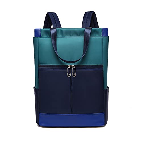 Mochila casual feminina mochila para laptop de 14 polegadas bolsa de viagem portátil (Azul)