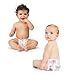 The Honest Company Clean Conscious Diapers | Plant-Based, Sustainable | Rose Blossom + Tutu Cute | Club Box, Size 1 (8-14 lbs), 80 Count