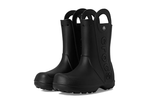 Crocs Womens Handle It Rain Boots Black 7 M