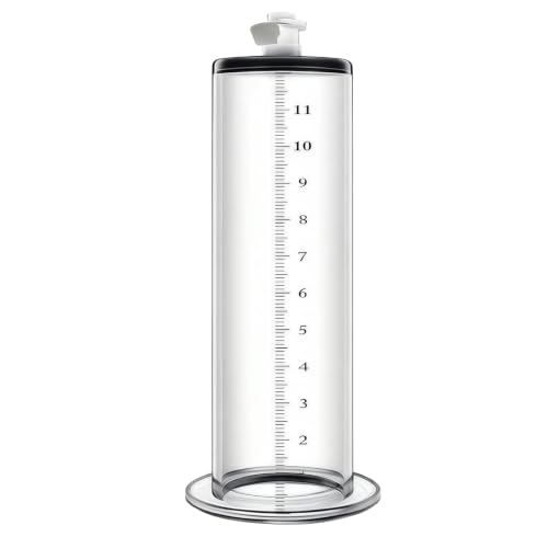 9 x 3.0 Penis Pump Replacement Tube Cock Pump Extra Large Penis Vacuum Cylinder for Erectile Dysfunction Treatment and Penis Enlargement Large Penis Pump Accessory for Manual and Electric Pumps.